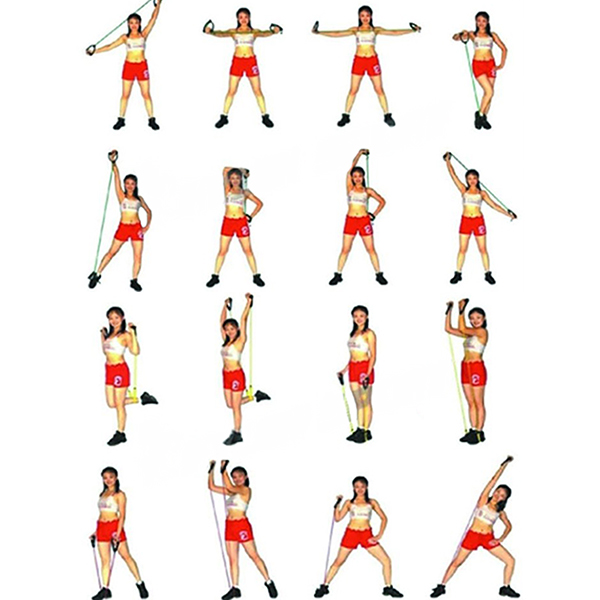 Stretch Fitness Band Muskel Übung Latex Tube Expander Für Workout Yoga eBay