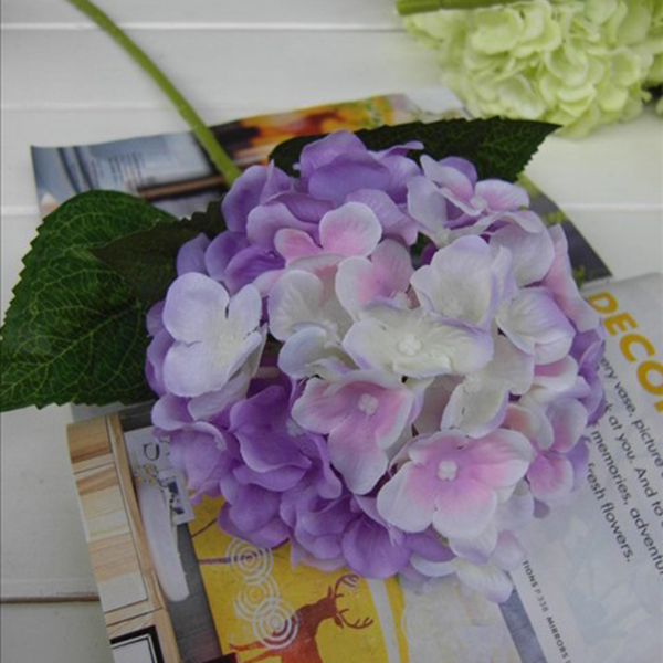 Faux Artificial Silk Floral Flower Bouquet Hydrangea Party Decor Craft
