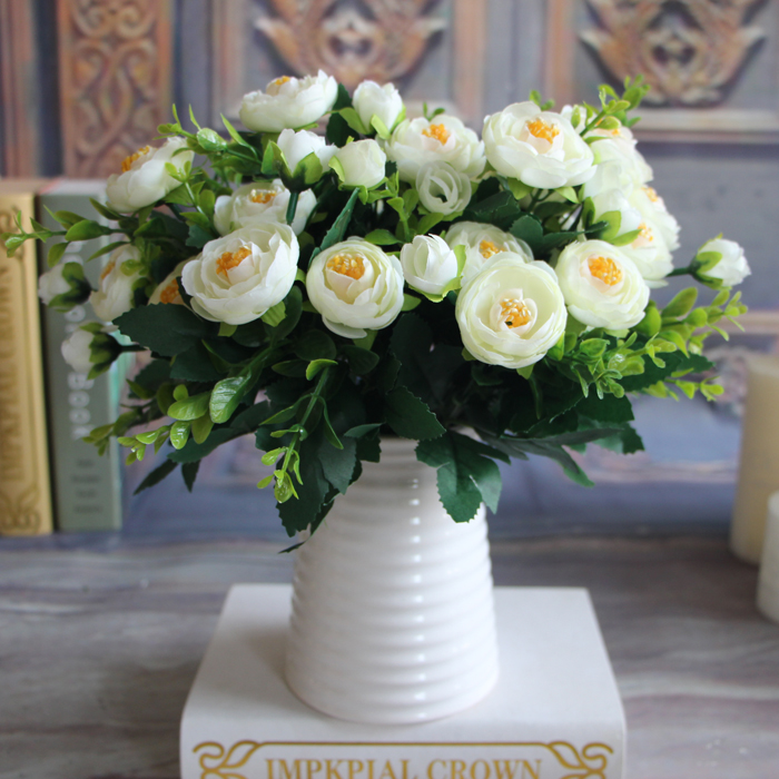 Artificial Fake Peony Flower Arrangement Home Room Hydrangea Artificial Fake Peony Flower Arrangement Home Room Hydrangea