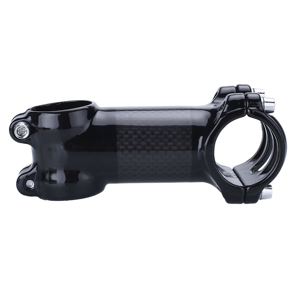 Bike Carbon Fiber Alloy Handlebar Stem 80/90/100/110mm 31.8mm Mountain