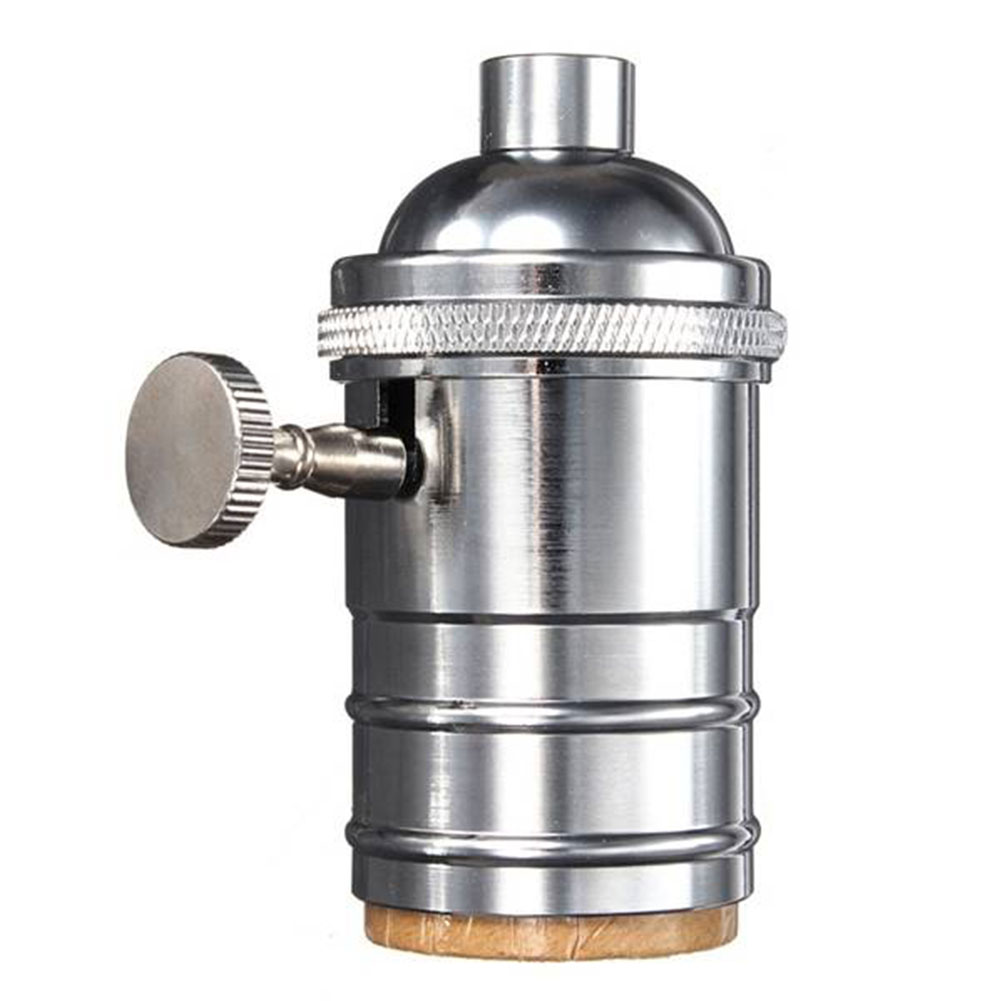 Vintage Retro Edison E26/E27 Lamp Light Bulb Keyed Holder Socket Decor