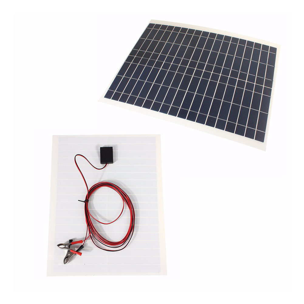 50W 20W 10W 8W 4.5W 12V Car Camping Cell Solar Panel Battery Motorhome