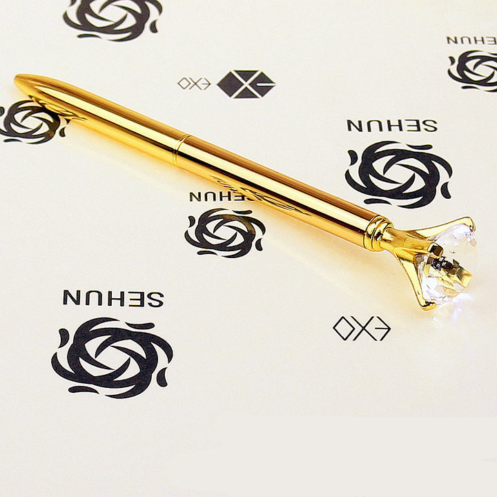 1E8A 677D Crystal Diamond Ball Concert Party Pen Gift Stationery Ballpen School