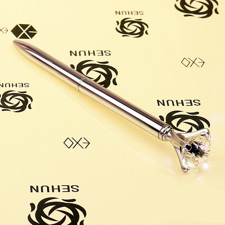 1E8A 677D Crystal Diamond Ball Concert Party Pen Gift Stationery Ballpen School