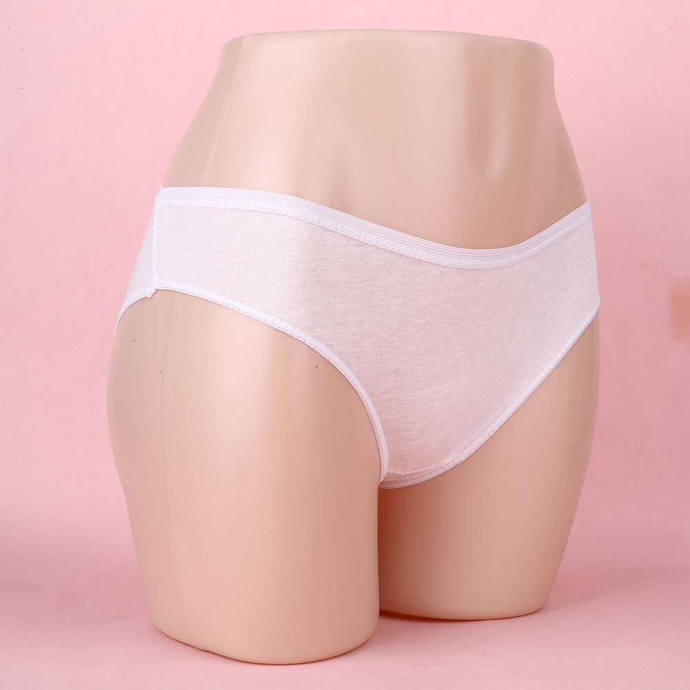 4Pcs Women Travel Disposable Underwear Panties Briefs Breathable No