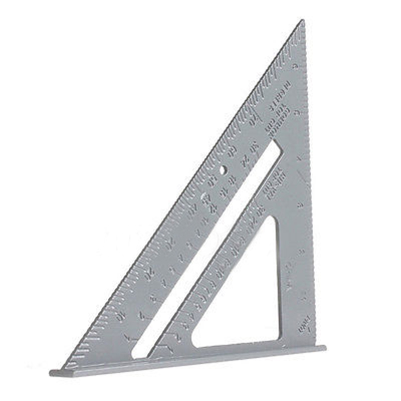 Alloy Square Protractor Miter Framing Ruler Carpenter Measuring Tool