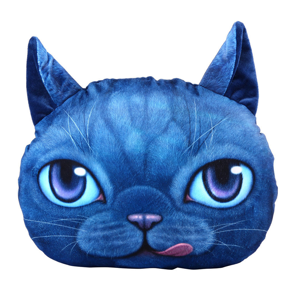 squishy cat plush pillow