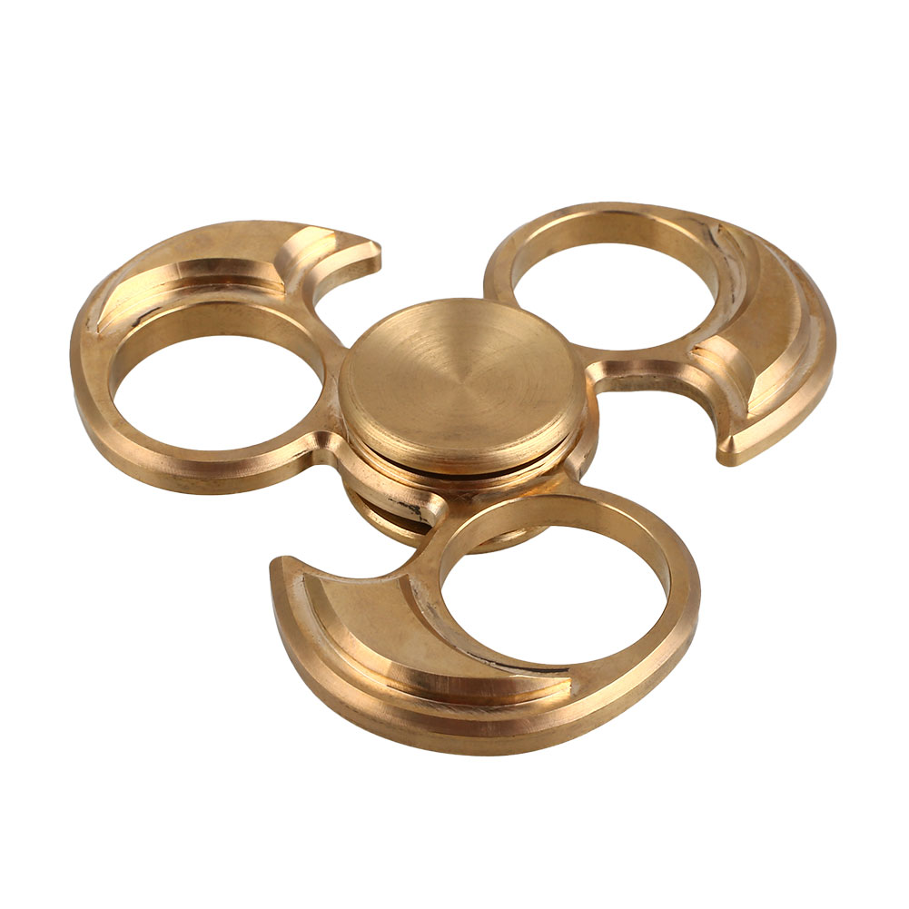 Fidget Spinner EDC HandSpinner Toy Metallic Copper Bearing 