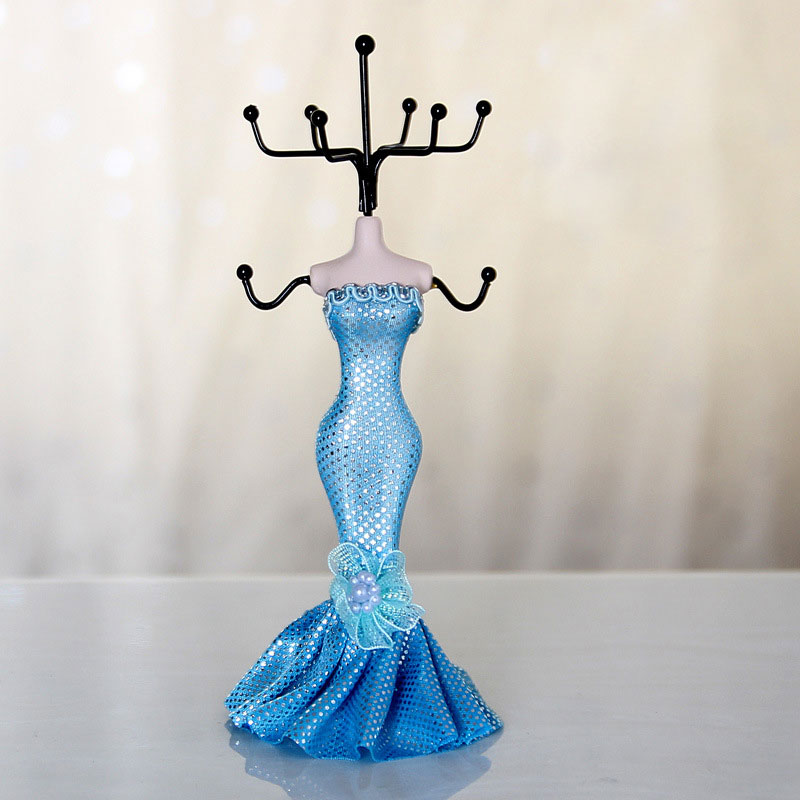 Women Lady Figure Mannequin Shape Bracelet Necklace Jewelry Display