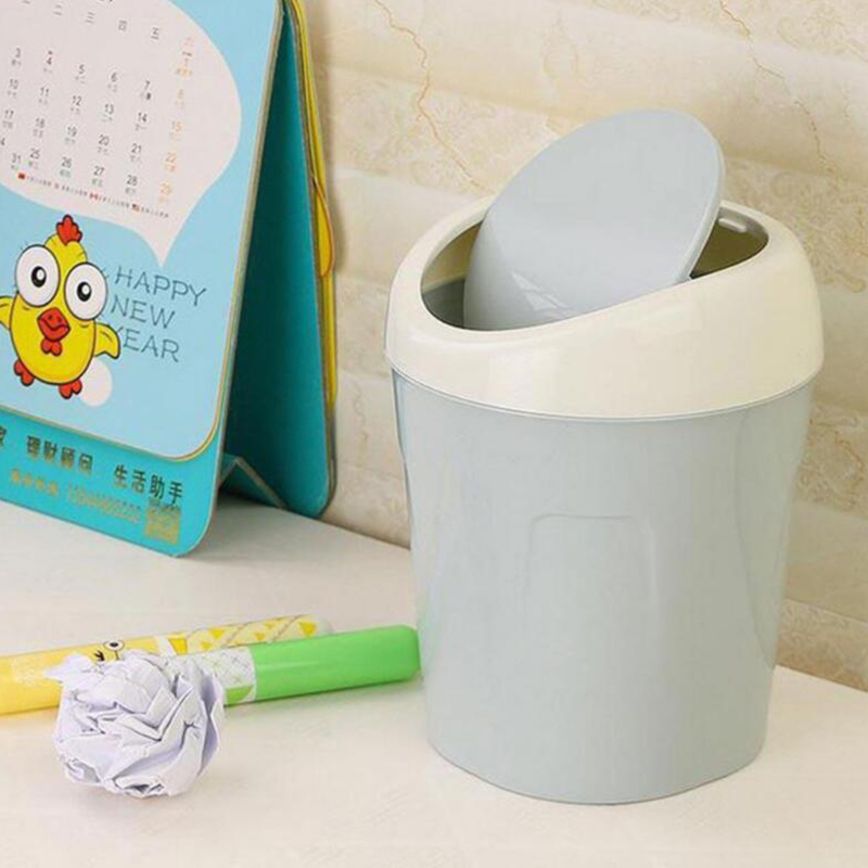 5d8e Mini Waste Bin Desktop Garbage Basket Home Office Paper Trash 5d8e Mini Waste Bin Desktop Garbage Basket Home