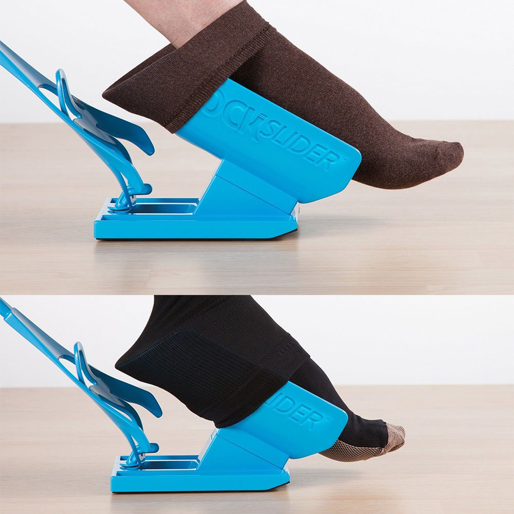 Sock Slider Easy on Sock Aid Kit Pain Free No Bending Stretching Shoe