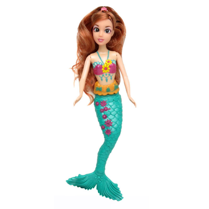 3D Eye Design Mermaid Princess Barbie Doll Baby Kids Girls Toy Birthday ...