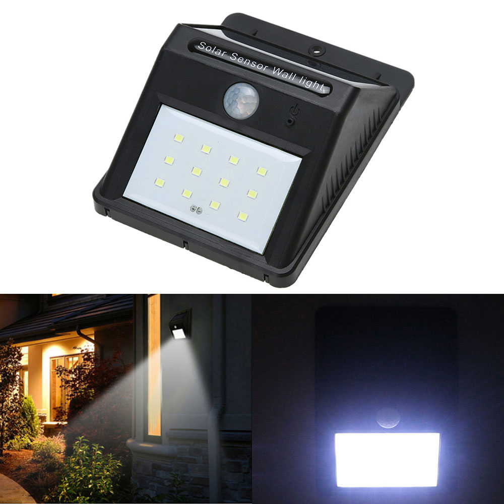 153c079 12led Solar Powered Pir Motion Sensor Outdoor Security Wall 153c079 12led Solar Powered Pir Motion Sensor Outdoor